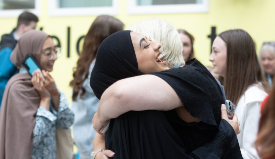 Leicester College students celebrated first ever T level results day ...